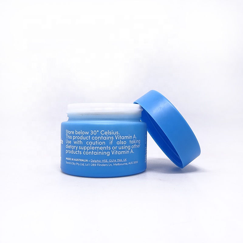 15g 30g 50g 100g matte white cosmetic jars 100ml opaque white cream jar skin care glass packaging jar