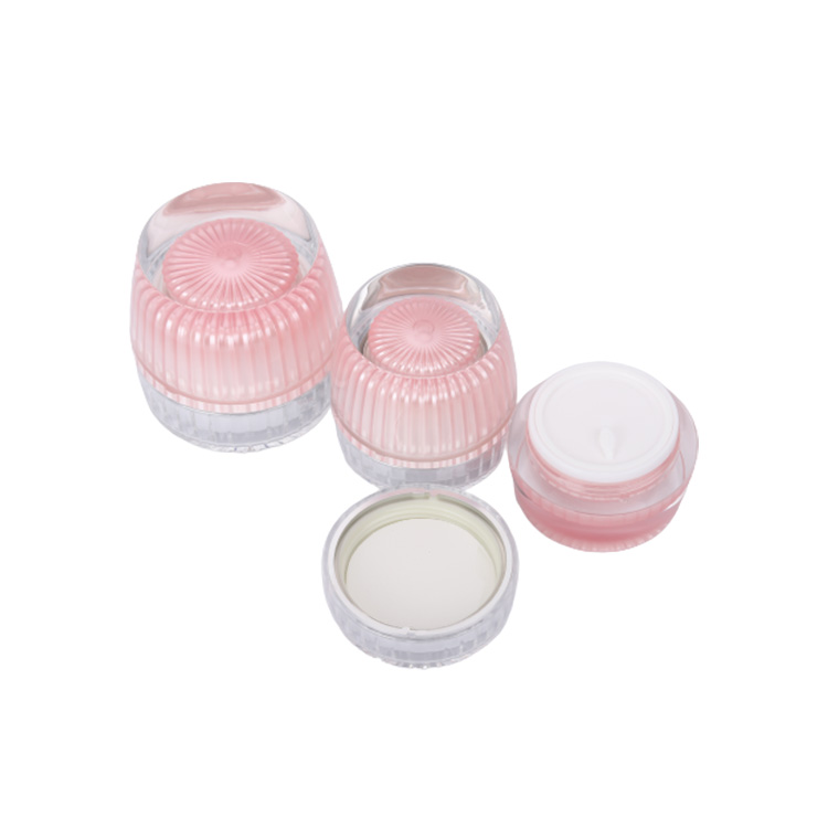 15g 30g 50g 20ml 40ml 100ml Luxury Cosmetic Bottles And Jars Pink Acrylic Jar