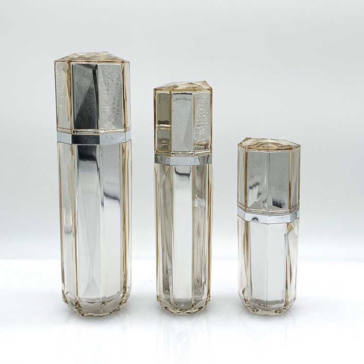 15g 30g 50g 30ml 50ml 100ml luxury acrylic packaging cosmetic serum lotion bottle and jar set