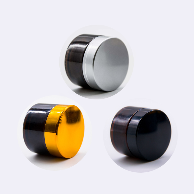 15g 30g 50g 50 ml glass body cream jar cosmetic body cream jar black body glass cream jar