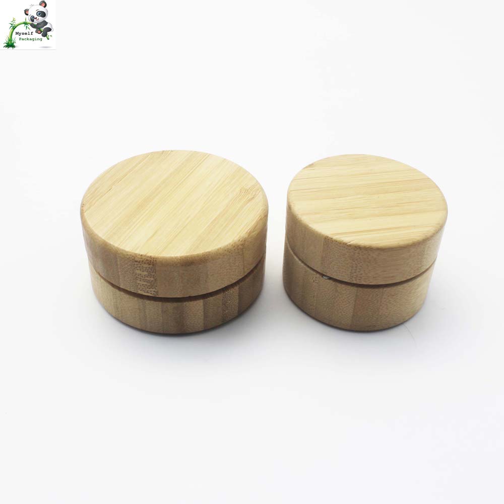15g 30g 50g 60g 100g 150g 200g cosmetic natural bamboo jar aluminum inner BP-105K