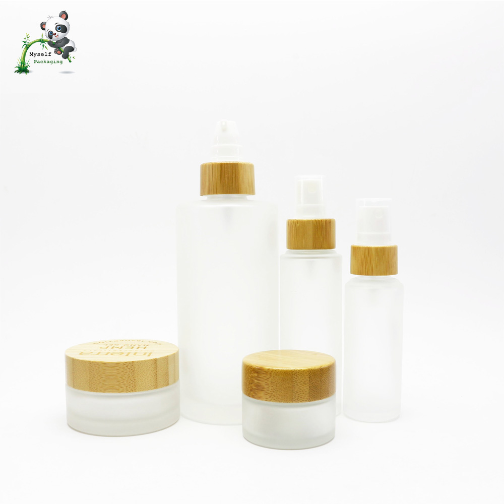 15g 30g 50g 60g 100g 150g 200g cosmetic natural bamboo jar aluminum innerBP-026T