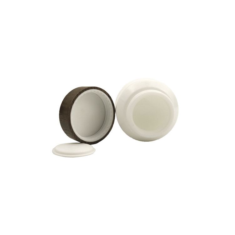 15g 30g 50g 60g 100g 1oz 2oz 3oz cosmetic package modern design porcelain white ceramic jar with bamboo wooden screw cap lid