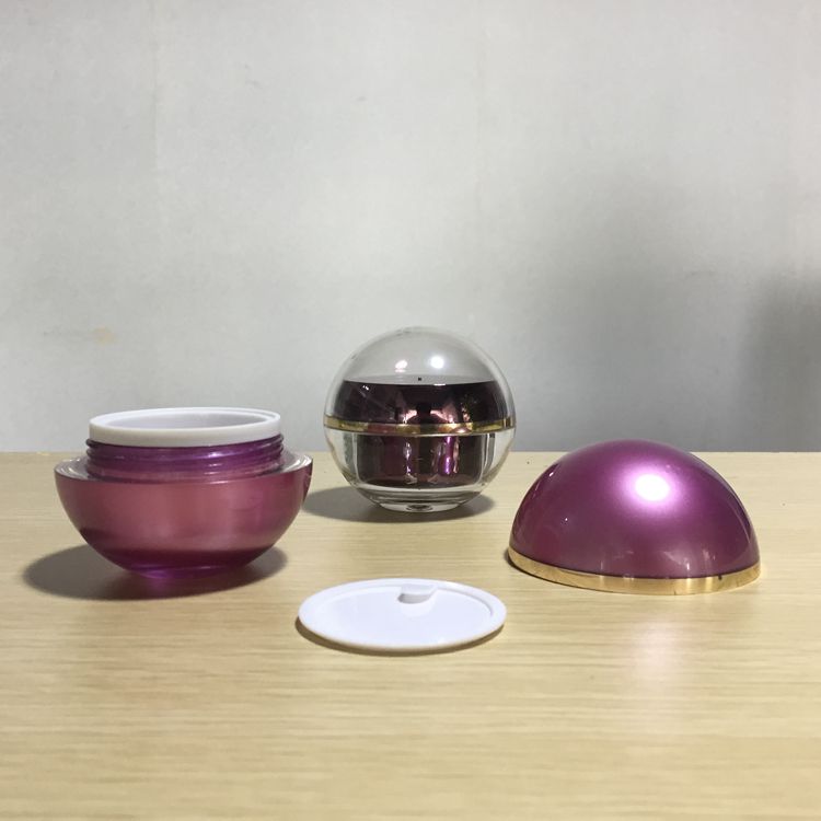 15g 30g 50g 70g Elegant Acrylic Round Ball Cosmetic Jar
