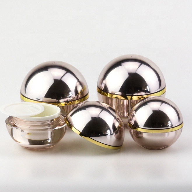 15g 30g 50g 70g sphere 1 rose gold ps lotion containers stackable jar jars for cream