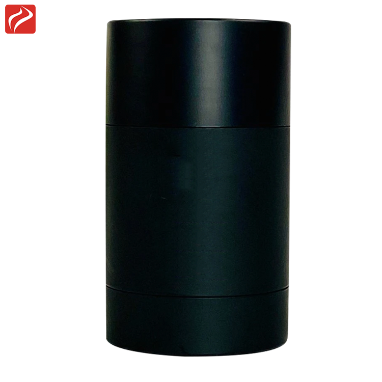 15g 30g 50g 75g bottom filling matte black AS material deodorant stick container/cream stick bottle
