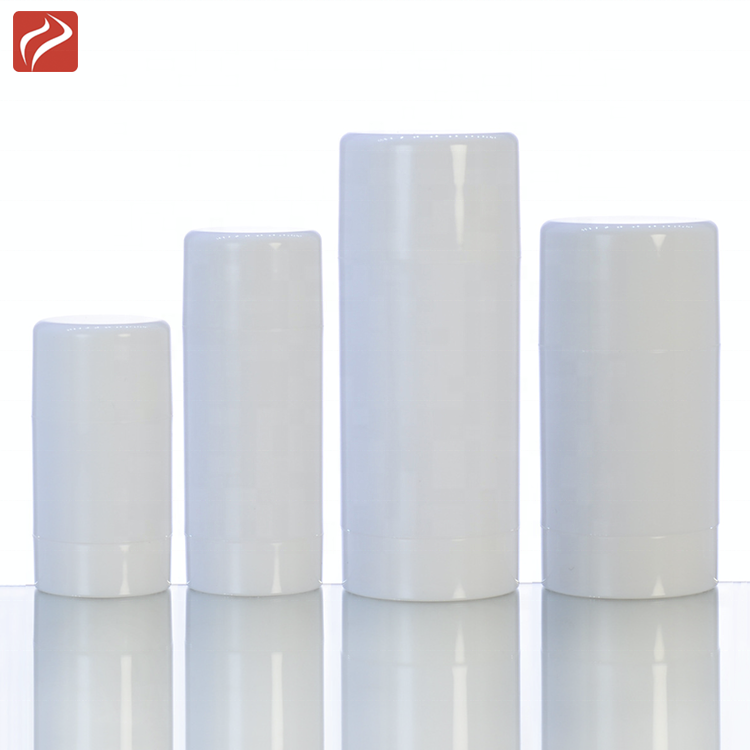 15g 30g 50g 75g bottom filling matte black AS material deodorant stick container/cream stick bottle