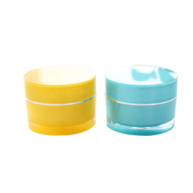 15g 30g 50g 80g Clear custom design Round Cosmetic Acrylic Jar Cream Pots
