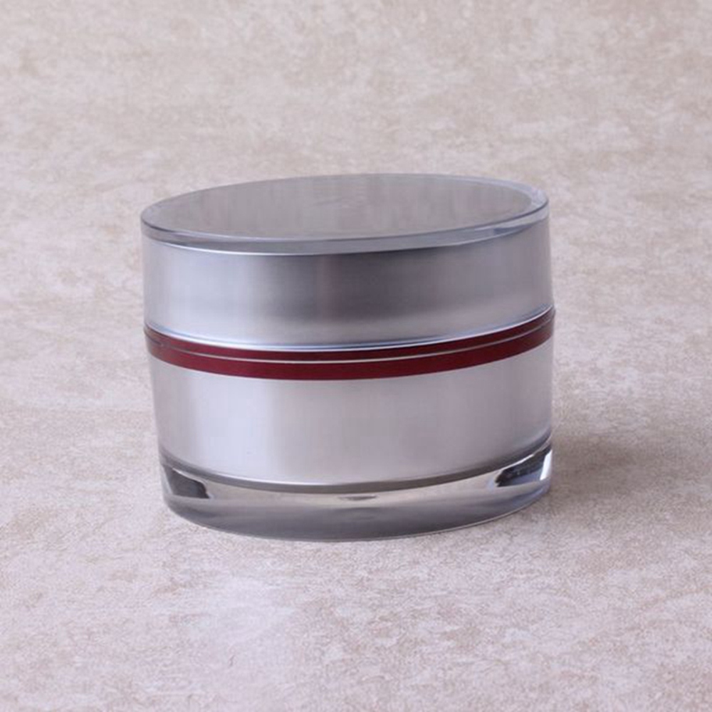 15g 30g 50g 80g Clear custom design Round Cosmetic Acrylic Jar Cream Pots