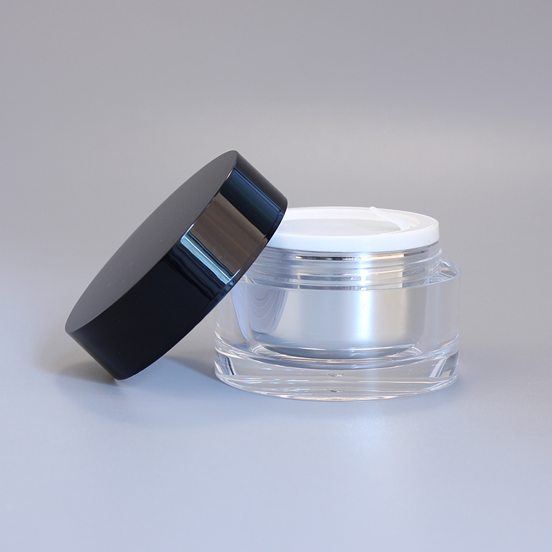 15g 30g 50g 80g Cylinder acrylic jars containers for cosmetics cream gel