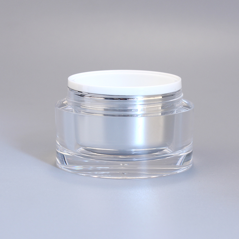 15g 30g 50g 80g Cylinder acrylic jars containers for cosmetics cream gel