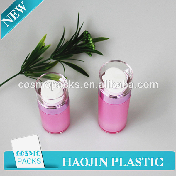 15g 30g 50g 80g round acrylic empty plastic airless lotion cream jar for cosmetics packaging container