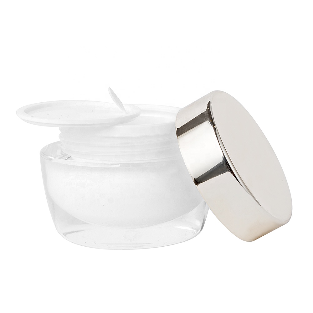 15g 30g 50g Acrylic V Shape Empty Plastic Cream Jar Cosmetic