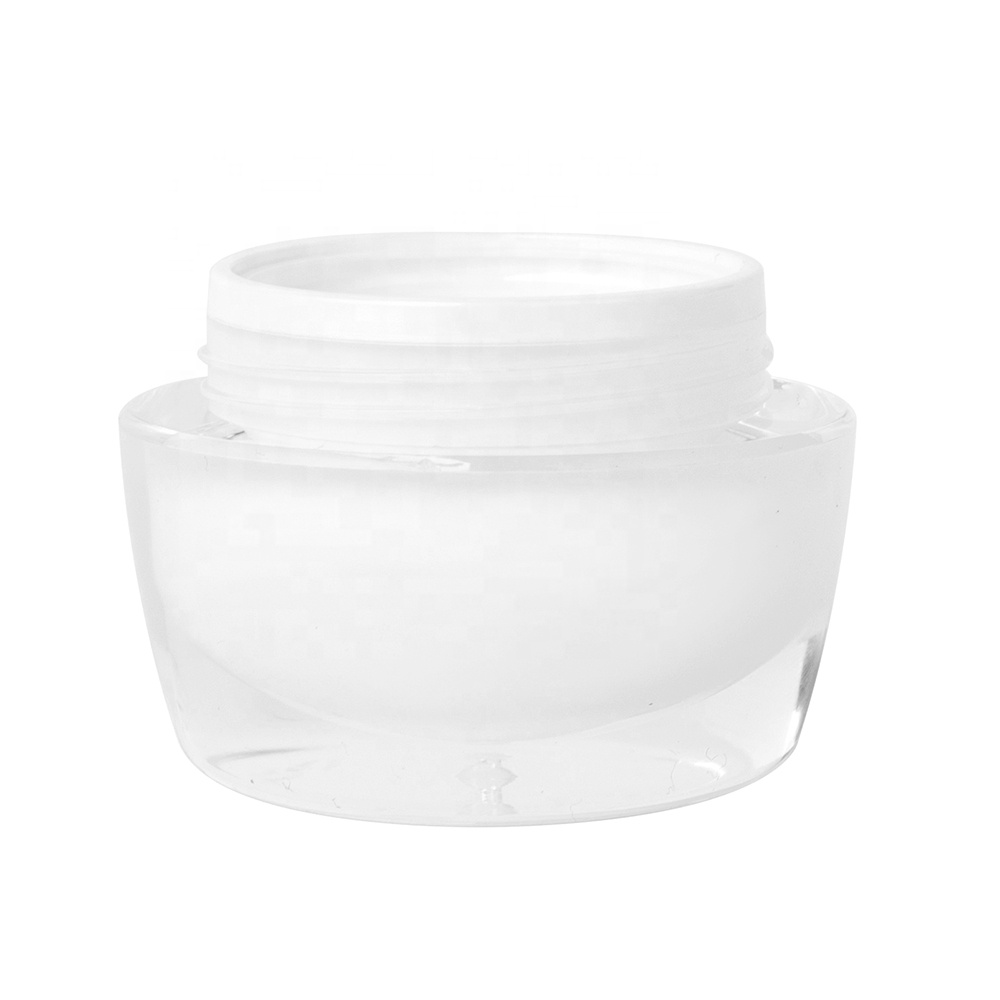 15g 30g 50g Acrylic V Shape Empty Plastic Cream Jar Cosmetic