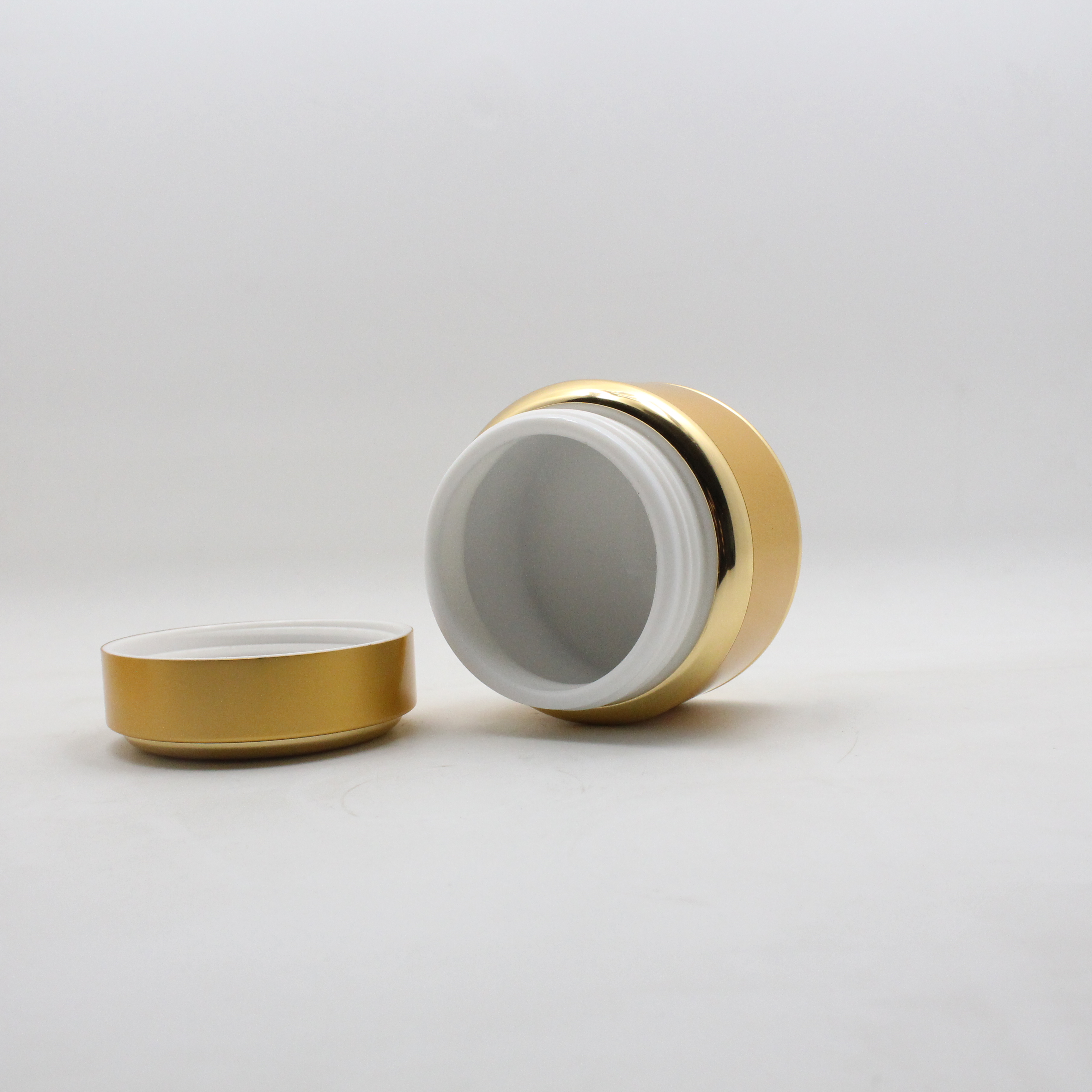 15g 30g 50g Aluminium empty cream unique lotion silver cosmetic luxury packaging jar emballage cosmetique