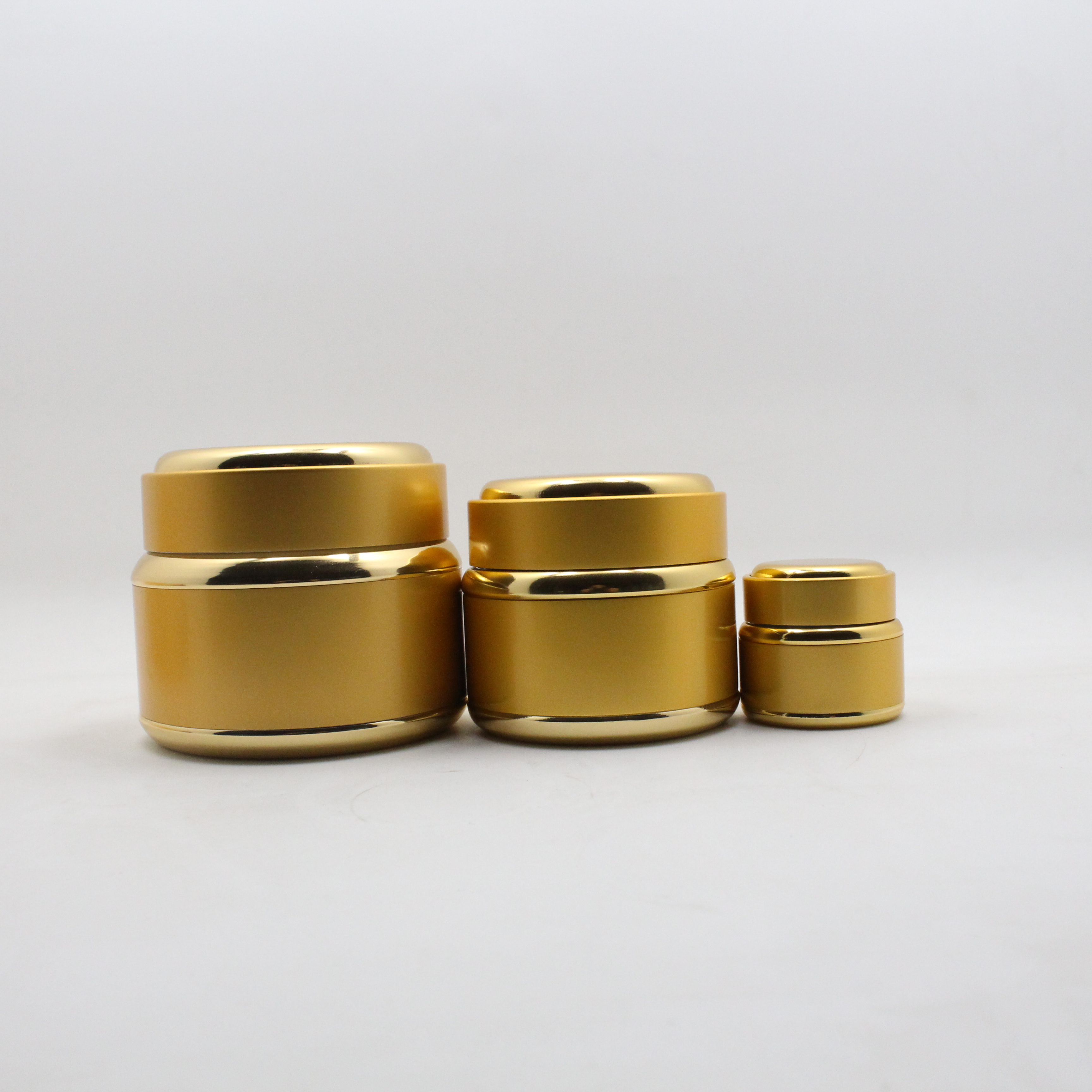 15g 30g 50g Aluminium empty cream unique lotion silver cosmetic luxury packaging jar emballage cosmetique