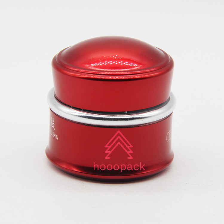 15g 30g 50g Aluminum jars wholesale makeup container glass cosmetic jar