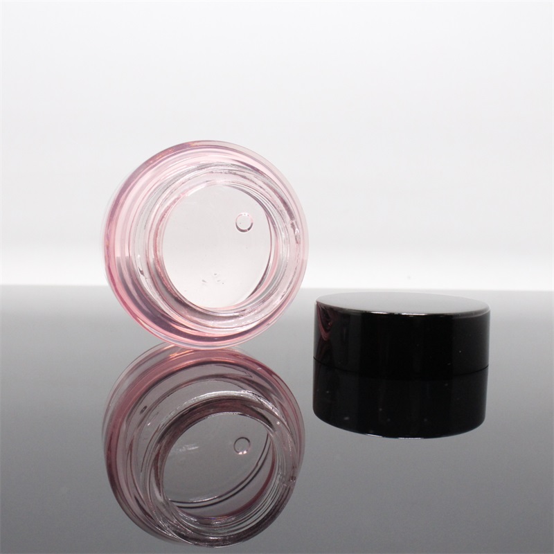15g 30g 50g Amber oblique shoulder glass cream jar cosmetic packaging container with lid