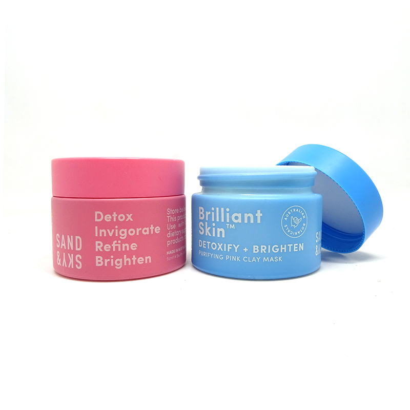 15g 30g 50g Empty luxury opal white glass ceramic cream jar for cosmetic cream wholesale