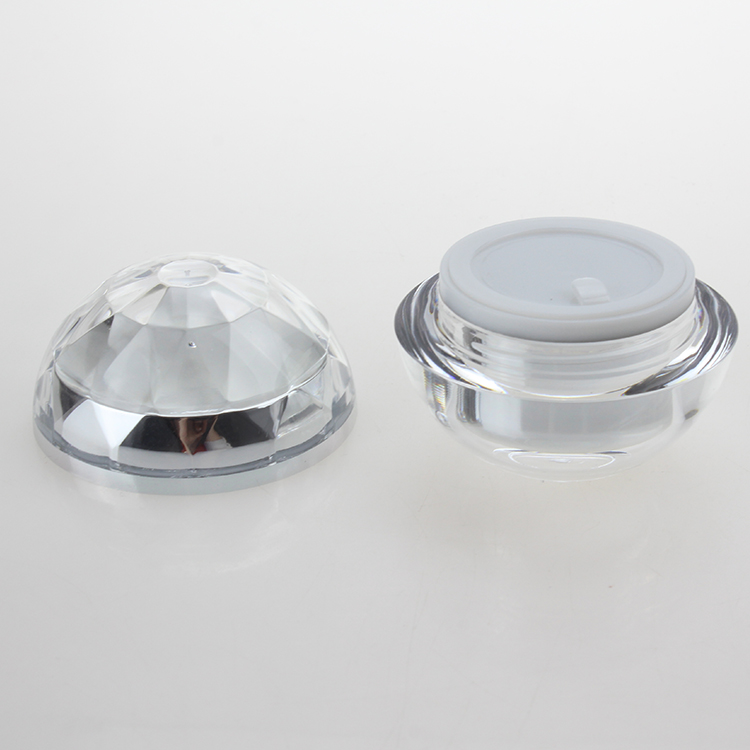 15g,30g,50g Fish scales cover bright gold and silver acrylic packaging cans,cosmetic packaging in small quantities
