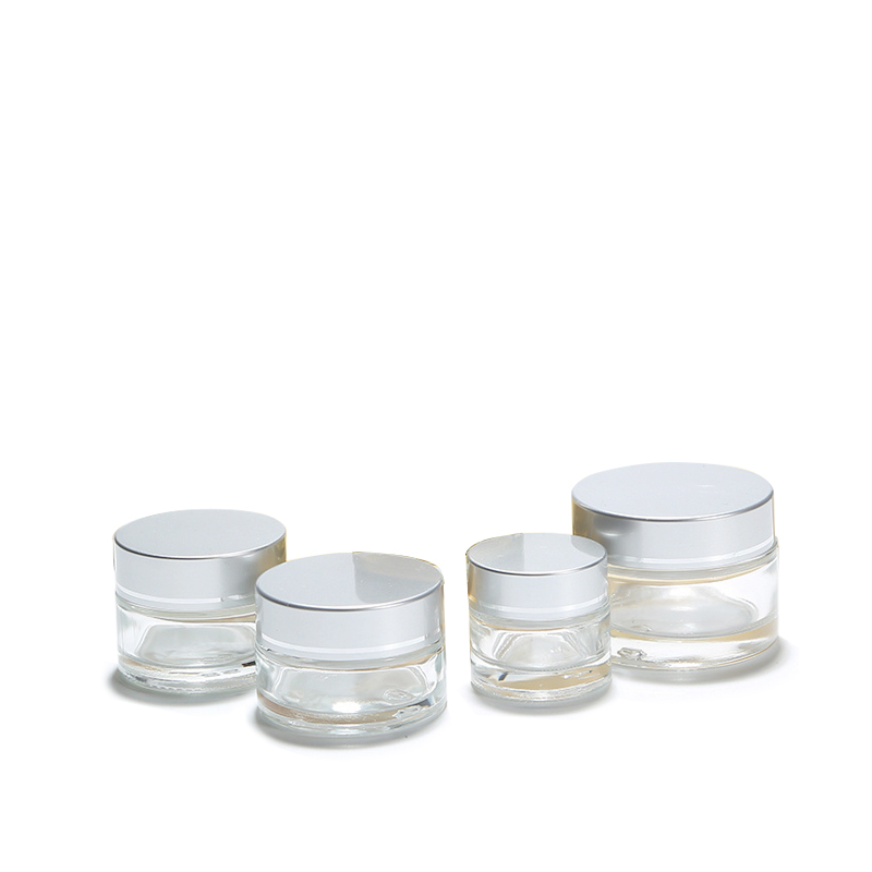 15g 30g 50g High Quality clear glass cream jar with lid