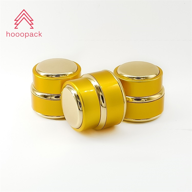 15g 30g 50g Hot Sale Cosmetic Packaging Cream Aluminum Jar with Inner Side Glass Small Container for Creams