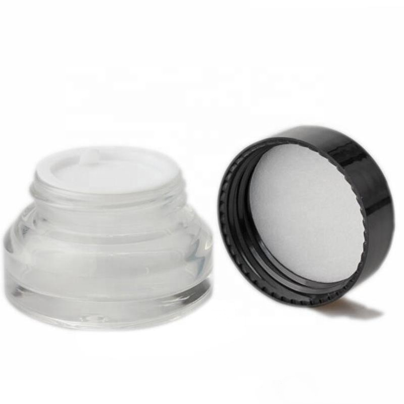 15g 30g 50g Oblique Shoulder Thick Glass Cream Cosmetics Empty Jar For Face Cream Containers Packaging