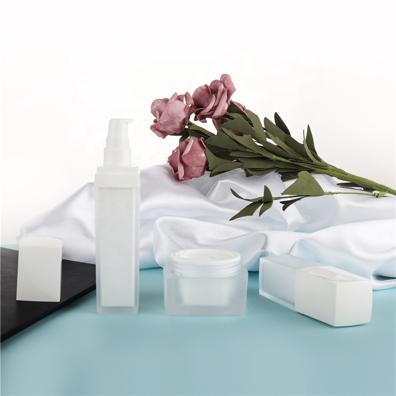 15g 30g 50g Plastic face eye cream containers acrylic jar 1 oz 50ml 100ml scrub lotion container packaging bottles for cosmetic