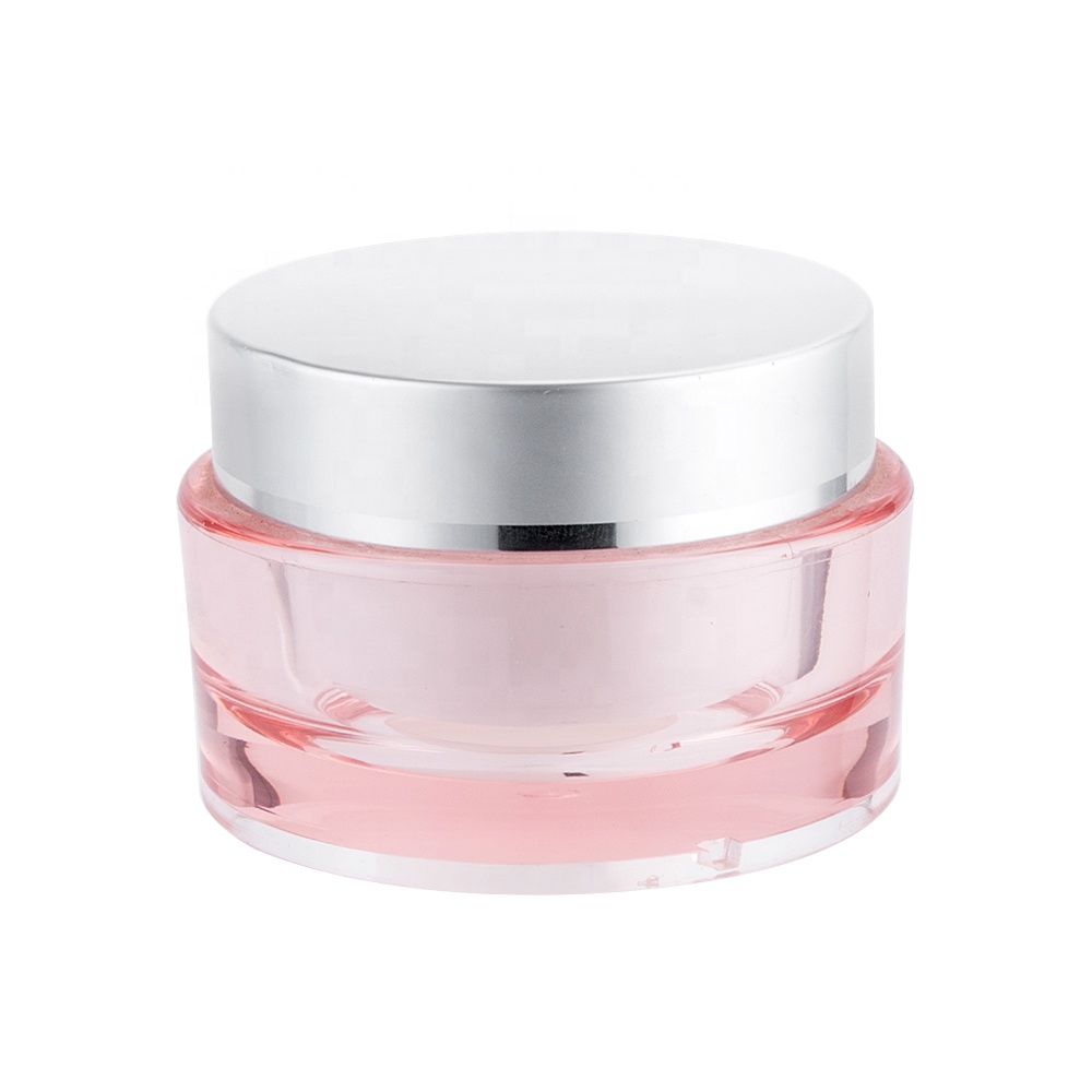 15g 30g 50g Round Acrylic Cosmetic Cream Jar Skin Care