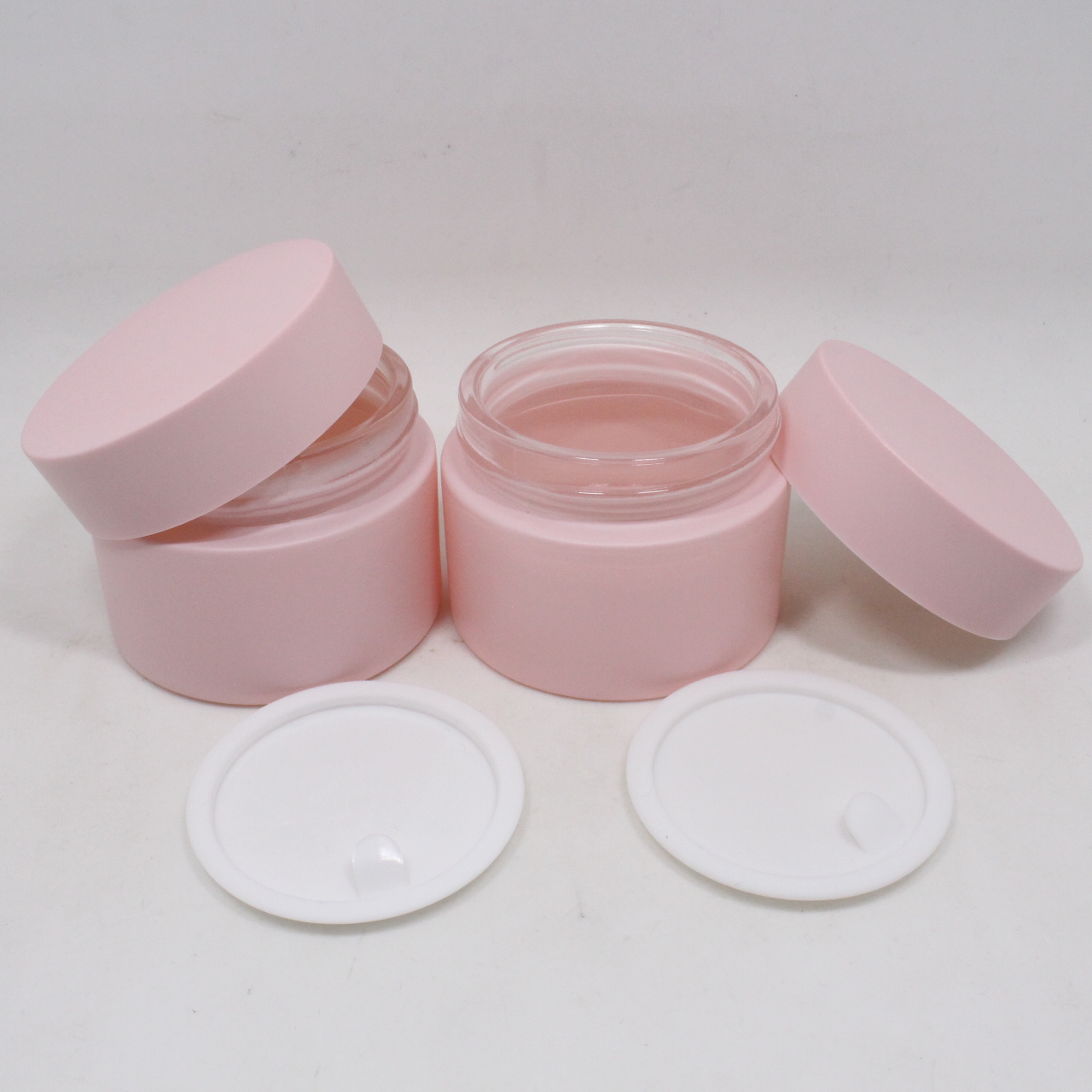 15g 30g 50g Silver surface aluminum cosmetic package mini small round jar for cream envases cosmeticos