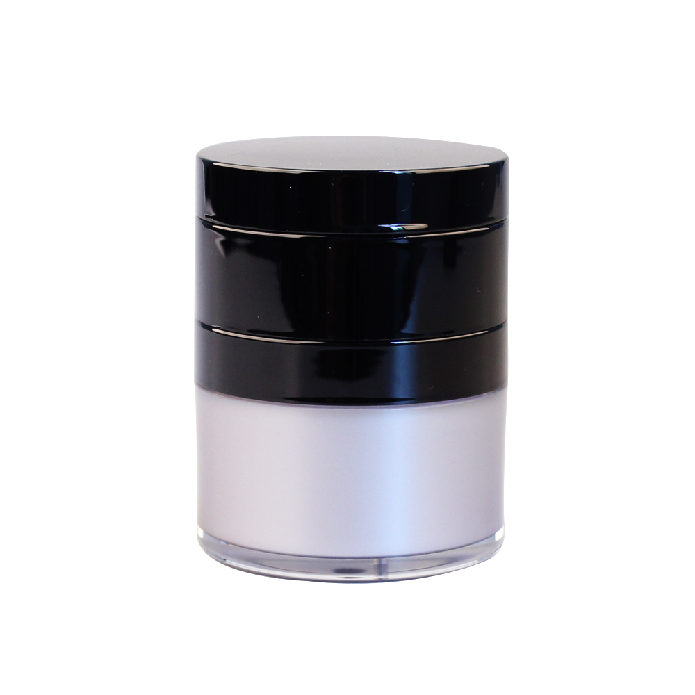 15g 30g 50g Vacuum Round White Acrylic Airless Cosmetic Jar with Pump