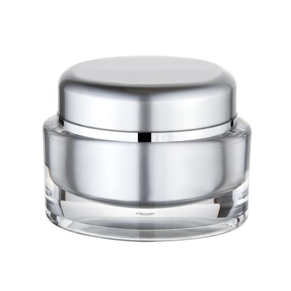 15g 30g 50g Wholesale Cosmetic Cream Container Acrylic Oval Cosmetic Eye Cream Jar