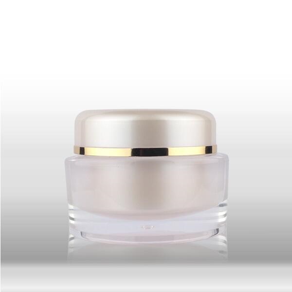 15g 30g 50g Wholesale Cosmetic Cream Container Acrylic Oval Cosmetic Eye Cream Jar
