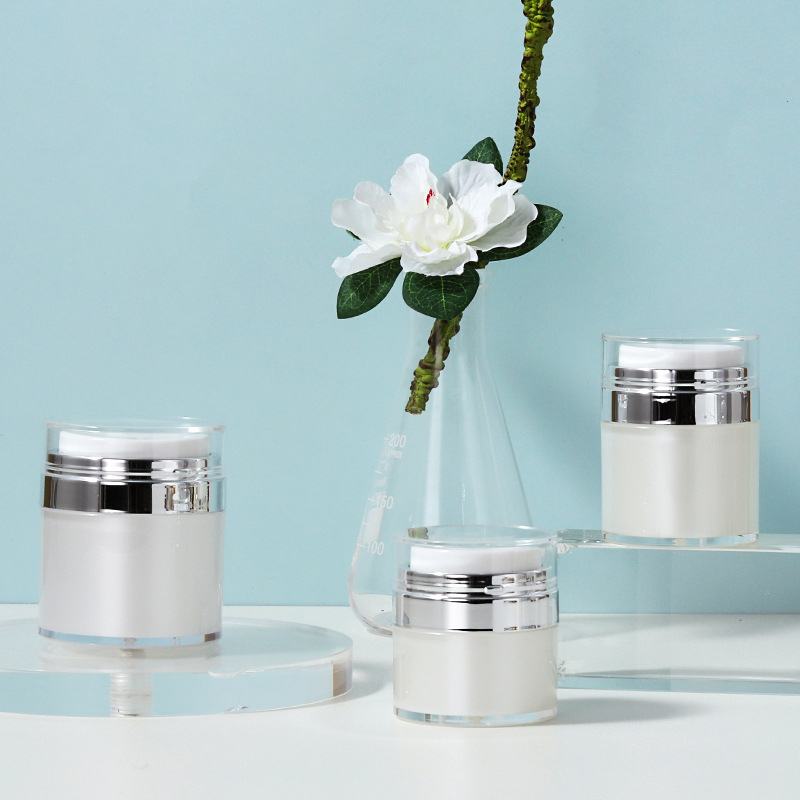 15g/30g/50g Wholesale Korea Acrylic Airless Cosmetic Box Cream Container Packaging Jar