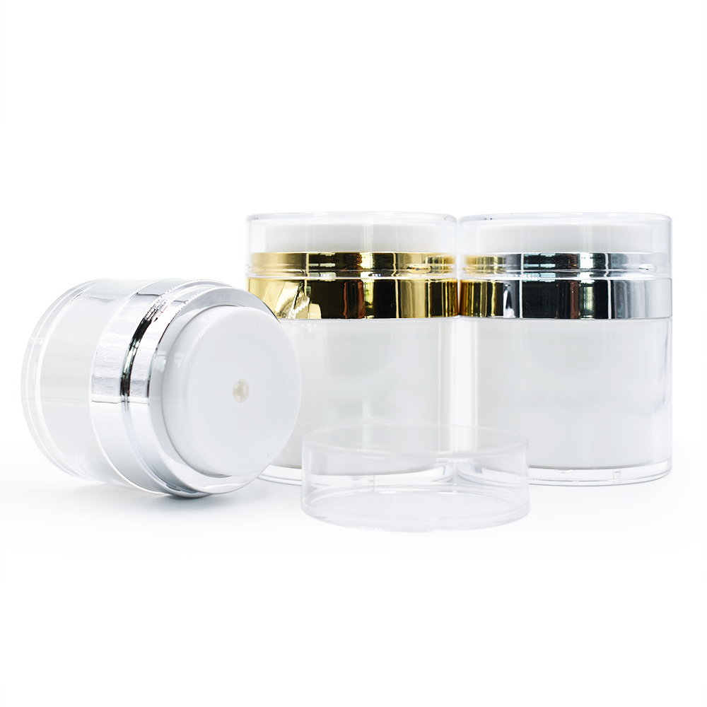 15g 30g 50g acrylic airless jar top grade press pump cosmetic jar