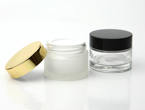 15g 30g 50g amber cosmetic container empty glass cream jar