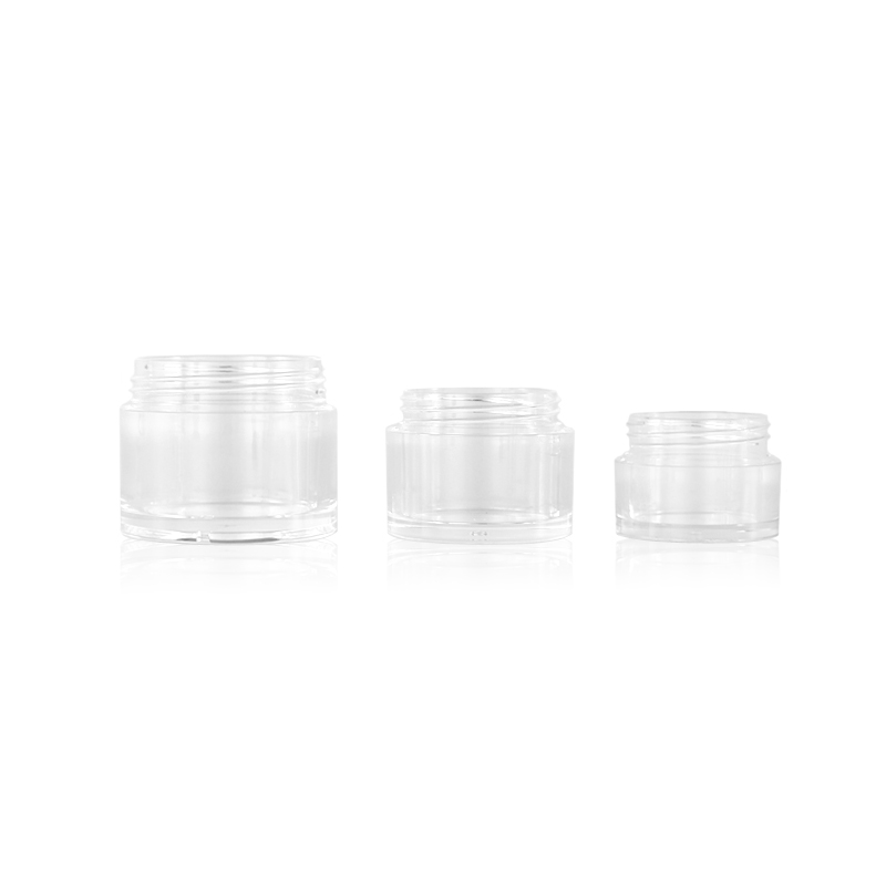15g 30g 50g clear plastic PETG cosmetic cream jar