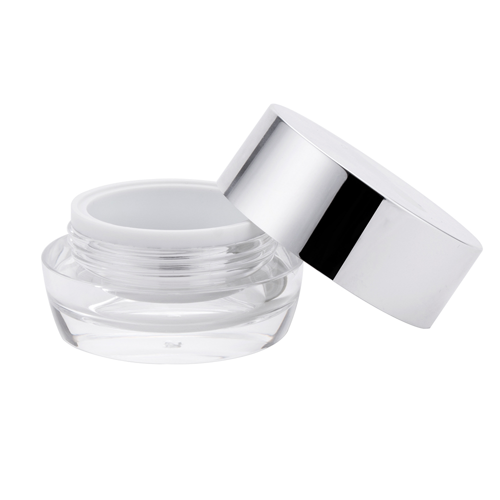 15g 30g 50g double wall acrylic cosmetic round jar cosmetic packaging
