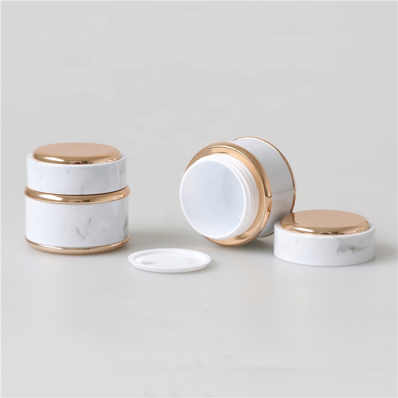 15g 30g 50g double wall pp packaging cosmetic cream jar luxury