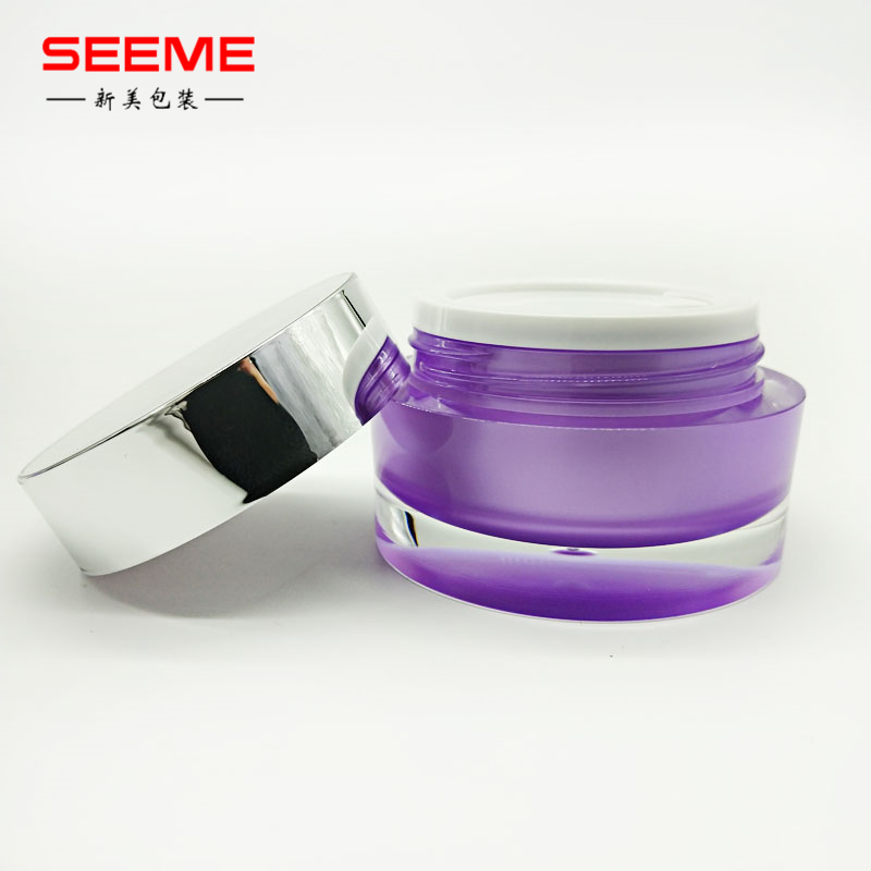 15g 30g 50g empty cosmetic jar acrylic cream new straight round bottle