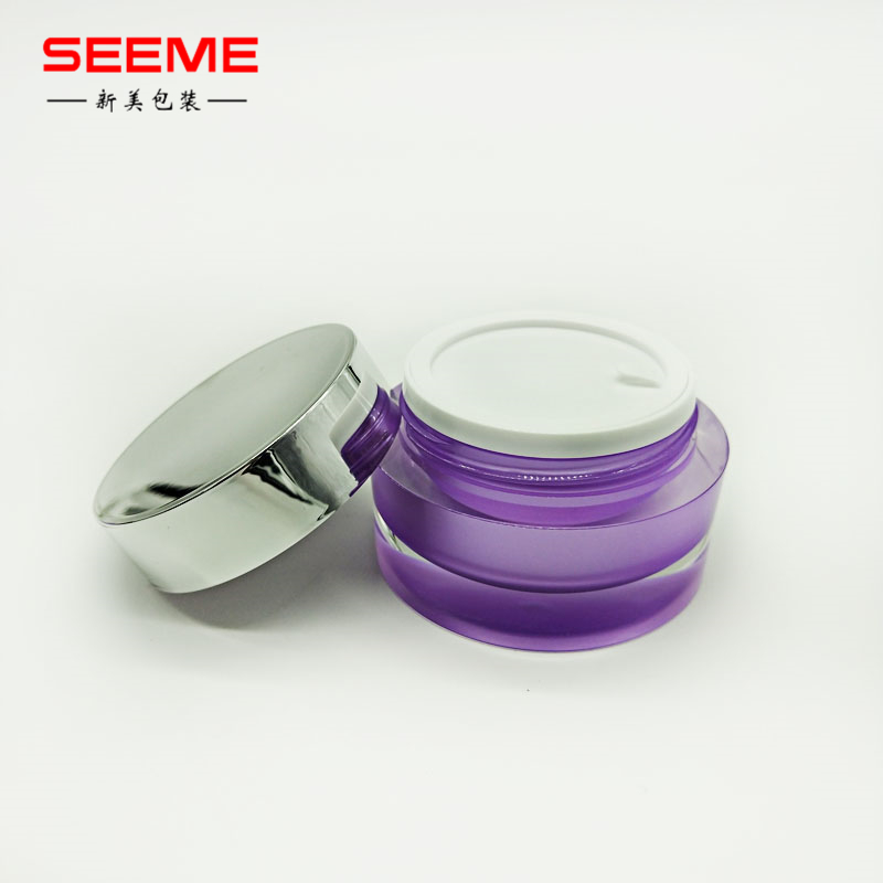 15g 30g 50g empty cosmetic jar acrylic cream new straight round bottle