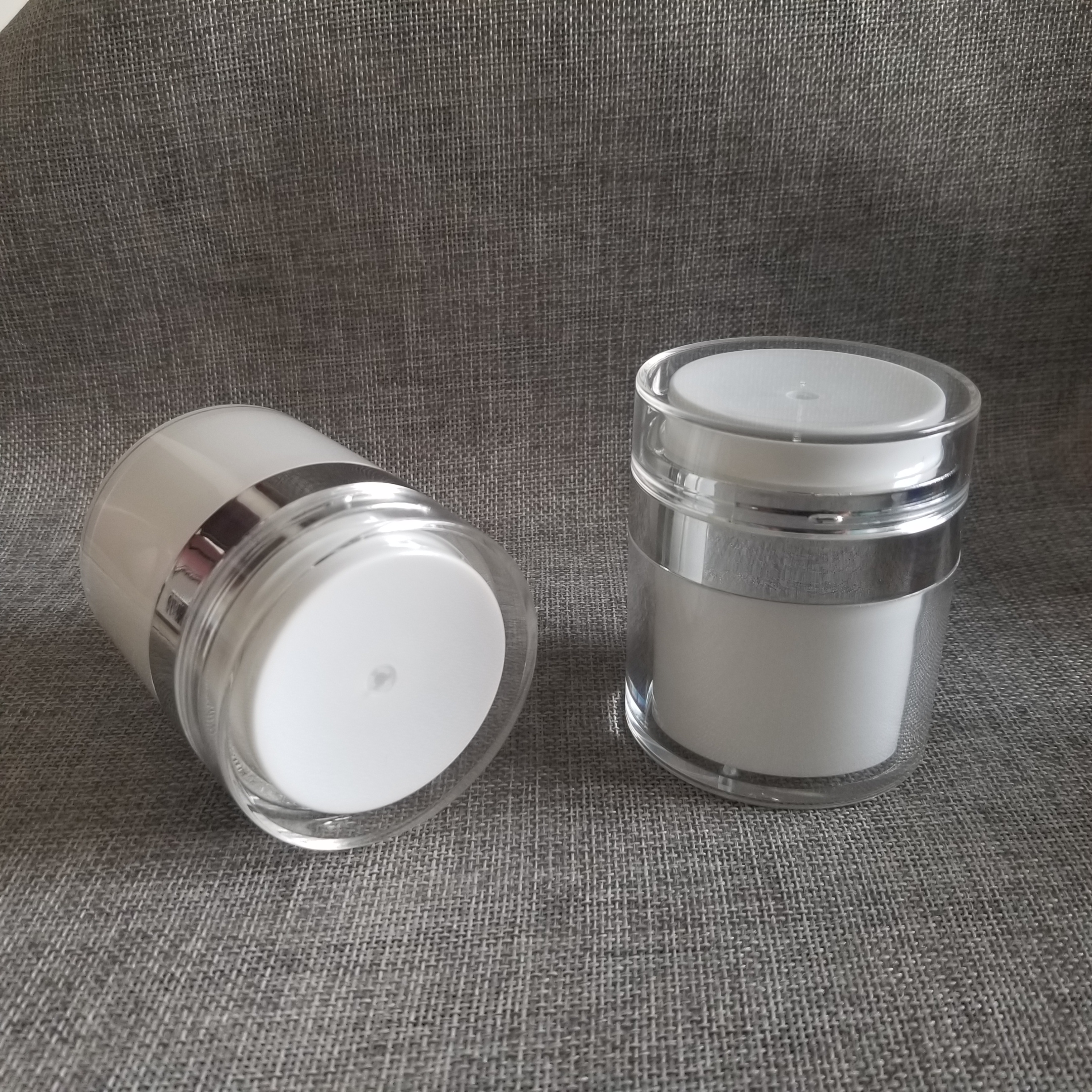 15g 30g 50g empty cosmetic packing acrylic vacuum airless cosmetic jar