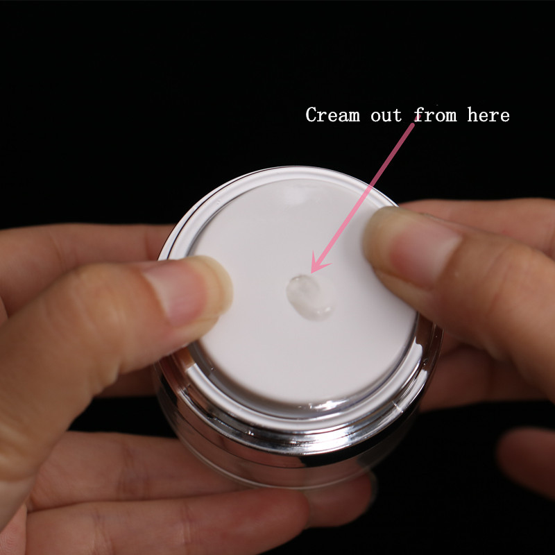 15g 30g 50g empty cosmetic packing acrylic vacuum airless cosmetic jar