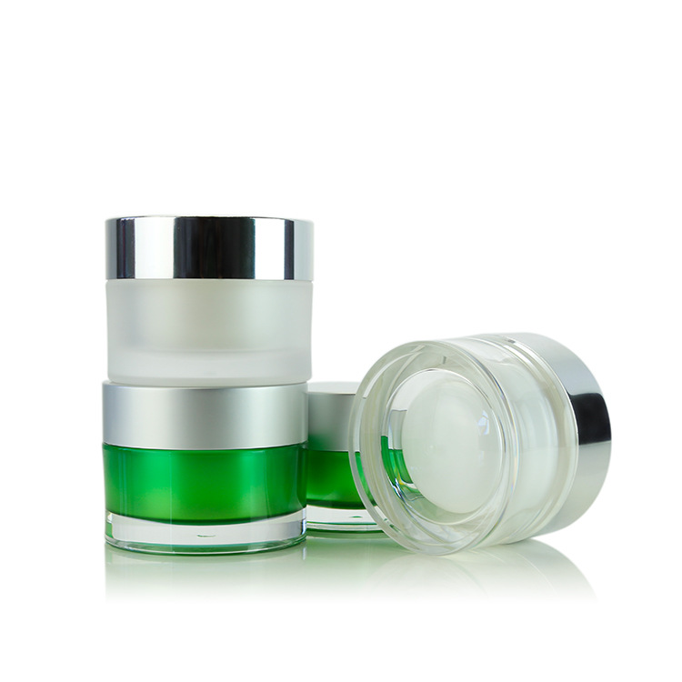 15g 30g 50g empty plastic face cream Body Lotion hair gel food container jar, plastic jars with screw top lids