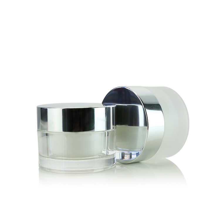 15g 30g 50g empty plastic face cream Body Lotion hair gel food container jar, plastic jars with screw top lids