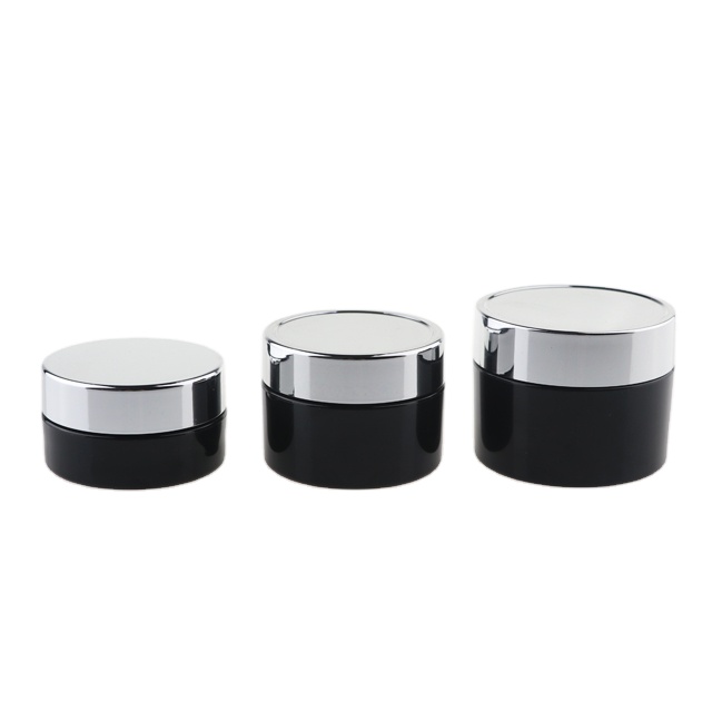 15g 30g 50g empty plastic facial moisturizer containers plastic PETG luxury cosmetic cream jars for sale