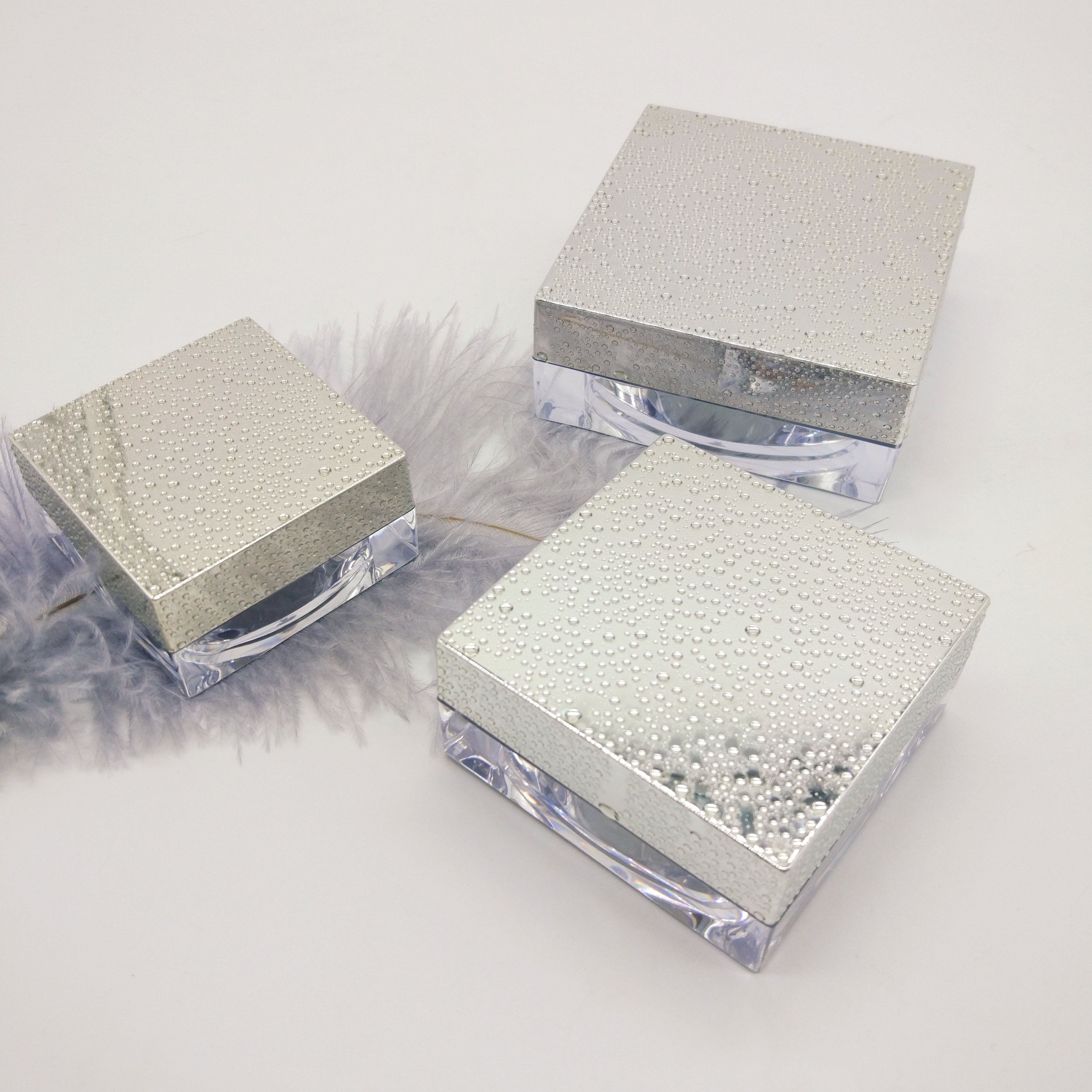 15g 30g 50g loose powder container with sifter cosmetic packaging