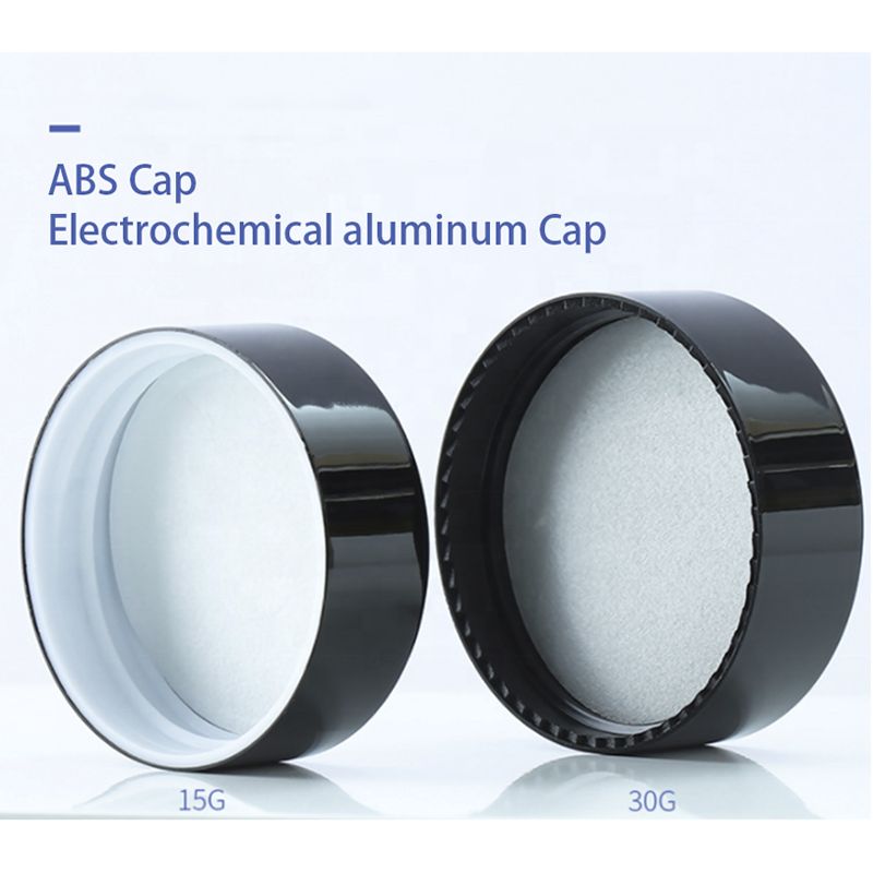 15g 30g 50g wholesale cosmetic pakaging amber glass jar for cream and personal care