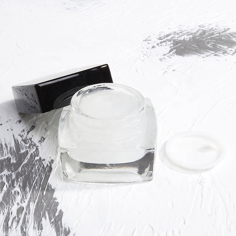 15g 30g Empty Glass Jar Cosmetic Skin Care Packaging Lip Scrub Container