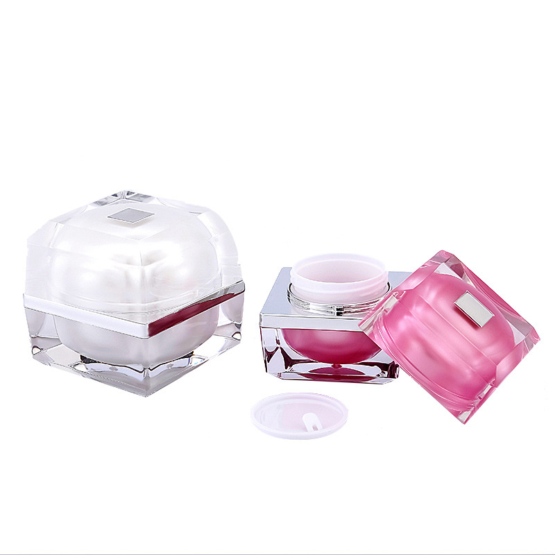 15g 30g acrylic square cylindrical face cream eye cream cosmetic packaging jars